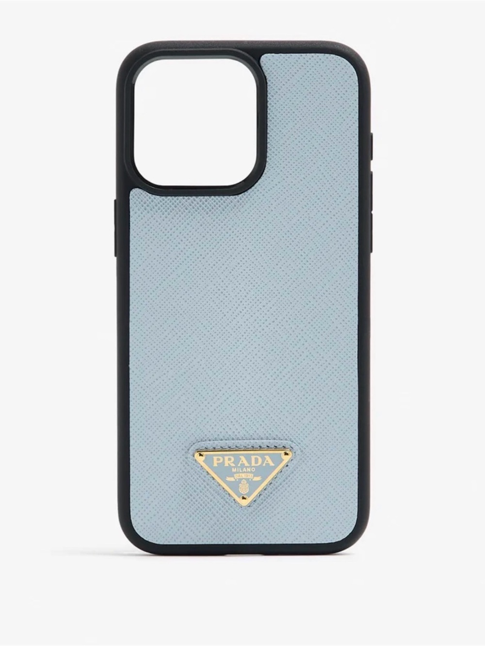 Prada Blue Saffiano Leather iPhone Case iPhone 15 pro
Max new